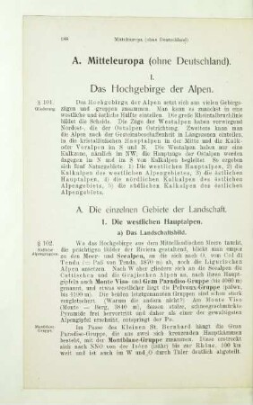 A. Mitteleuropa (ohne Deutschland)