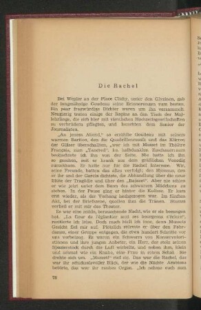 Die Rachel