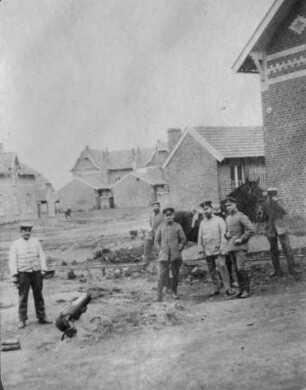 Erster Weltkrieg - "Kriegserinnerungen an Nordfrankreich und die Vogesen". "Wingles" (Dép. Pas-de-Calais)