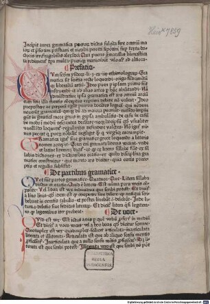 Doctrinale : [1-2]. Mit Kommentar "Aurea grammatica ..."