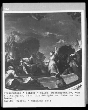 Die Königin von Saba vor Salomon
