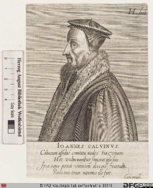 Bildnis Johannes Calvin (eig. Jean Cauvin)
