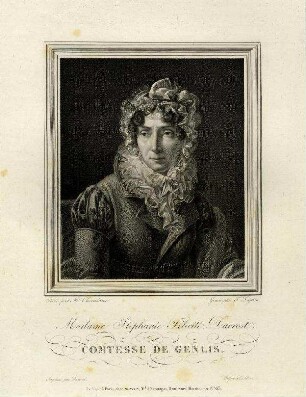 Bildnis von Comtesse de Genlis (1746-1830)