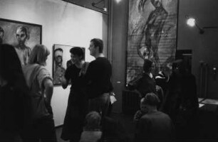 In der Ausstellung der Malerin Angela Hampel