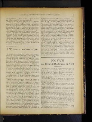 Notice sur l'Etat de Rio Grande du Nord