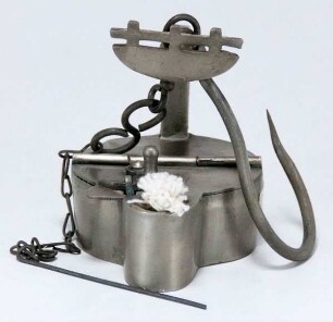 Grubenlampe (Öllampe, "Froschlampe")