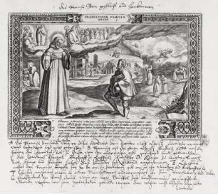 Szenen aus dem Leben des heiligen Franziskus. Franciscanae Familiae Origo (Nr. 5)