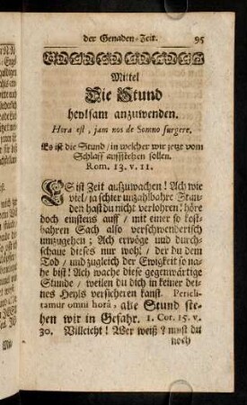 95-106, Mittel Die Stund heylsam anzuwenden.