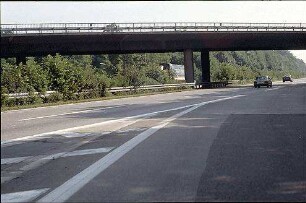 Einfahrt Ost zu Hauptfahrbahn Ost (Basel Richtung Karlsruhe)