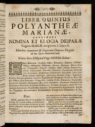 197-211, Liber Quintus