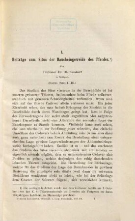 Deutsche Zeitschrift für Thiermedicin und vergleichende Pathologie. 8, 8. 1882