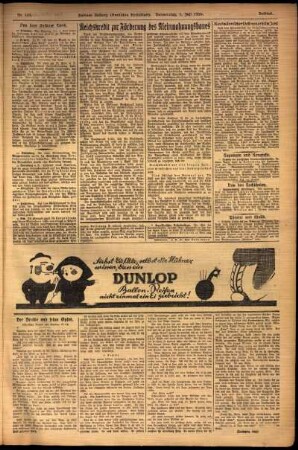 Zweite Ausgabe vom Donnerstag, den 01. Juli 1926.
