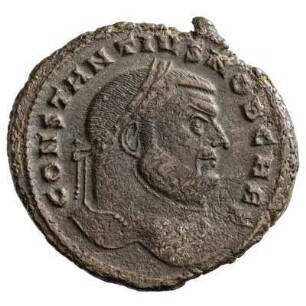 Münze, Follis, 299 - 303 n. Chr.