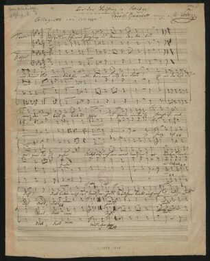 An den Frühling; Coro maschile; Es-Dur; LoWV 67/1