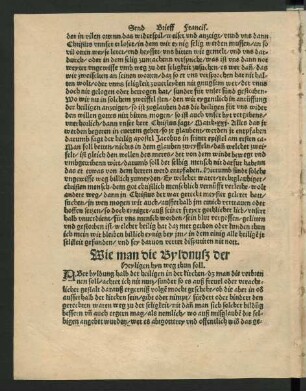 Wie man die Byldnuß der Heyligen hyn weg thun soll.