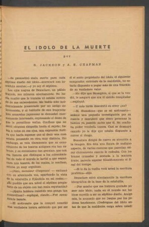 El ídolo de la muerte