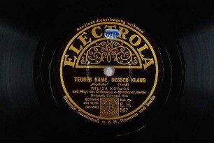 Teurer Name, dessen Klang : "Rigoletto" / (Verdi)