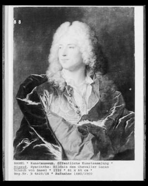 Bildnis des Chevalier Lucas Schaub von Basel