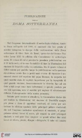 Publicazione della Roma sotterranea