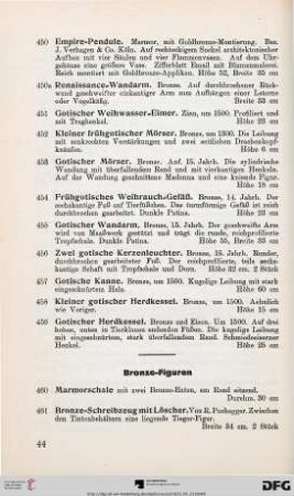 Bronze-Figuren (Nr. 460-468)