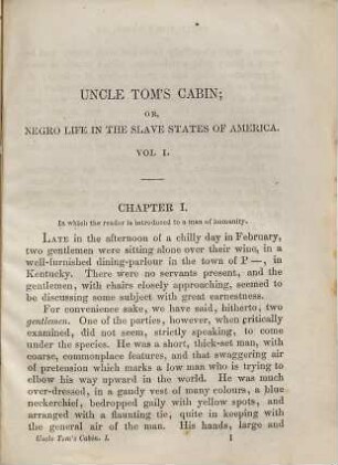 Uncle Tom's cabin : with a new preface expressly written for this edition, authorized for the continent of Europe, 1