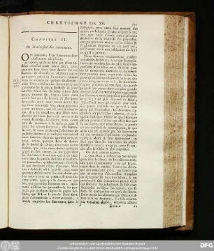 Chapitre II. De la nécessité des Sacremens.