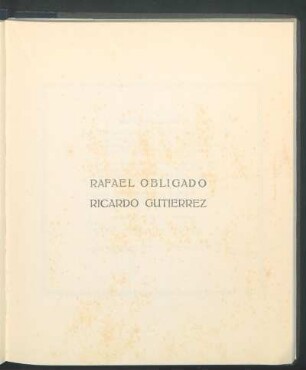 Rafael Obligado. - Ricardo Gutiérrez