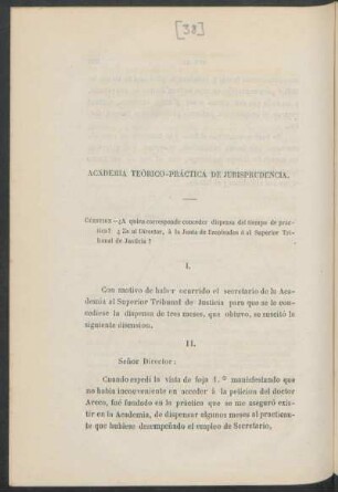 Academia teórico-práctica de Jurisprudencia.