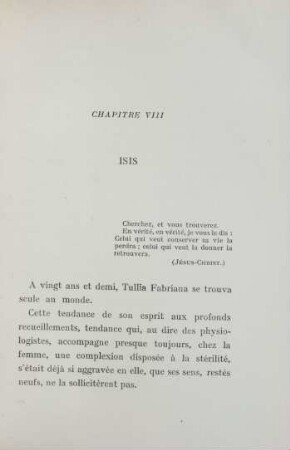 Chapitre VIII. Isis