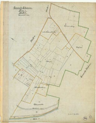 Gemeinde Lohausen Flur 1, Blatt 2