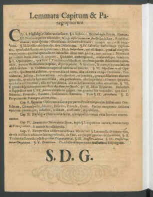 Lemmata Capitum & Paragrophorum.