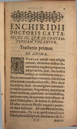 Enchiridion, Eorvm Qvae In Controversiam Vocantvr : Omnibvs Verae Pietatis Cvltoribvs Perutile ac necessarium
