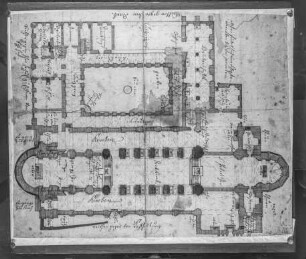Dom: Grundriß Dom und Kapitelshaus