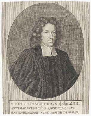 Bildnis des Ioh. Christophorvs Lehmann