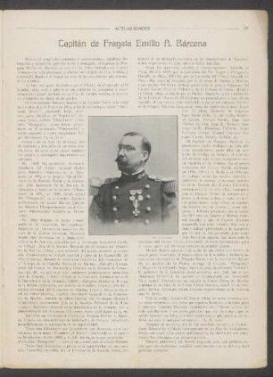 Capitán de Fragata Emilio A. Bárcena