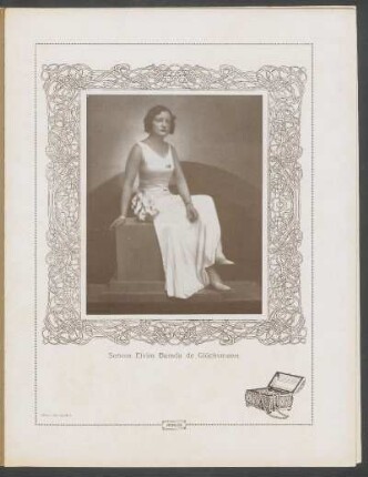 [Fotografía de] Señora Elvira Barada de Glücksmann