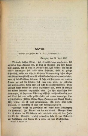 Ludwig Uhland, seine Freunde und Zeitgenossen : Erinnerungen, 2