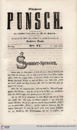 Nro. 27 (3. Juli 1853)