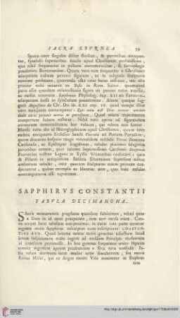 Sapphirus constantii