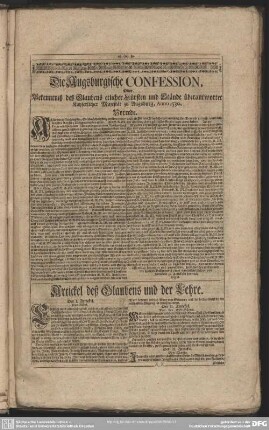 Die Augsburgische Confession