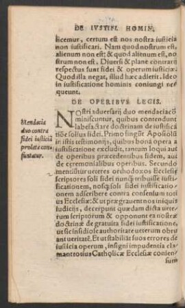De Operibus Legis.