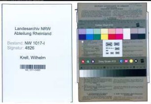 Entnazifizierung Wilhelm Krell , geb. 06.03.1902 (Gewerkschaftssekretaer)