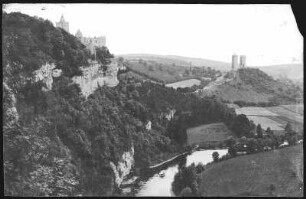 Rudelsburg. Rudelsburg u. Saaleck