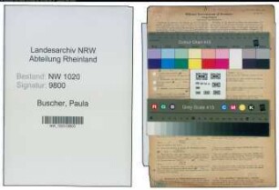 Entnazifizierung Paula Buscher , geb. 07.02.1902 (Lehrerin)