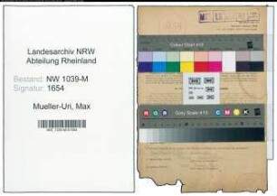 Entnazifizierung Max Mueller-Uri , geb. 09.07.1904 (Angestellter)