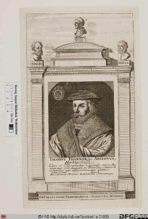Bildnis Jacob Thanner (lat. Abiegnus)