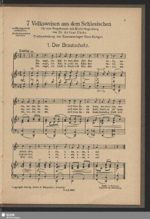 1. Brautschatz: Sie sagt, sie hätte hundert Gulden