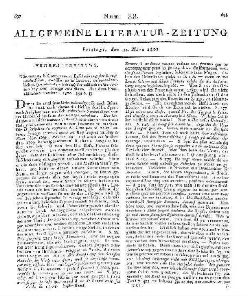 Volney, C. F. de: Reise nach Syrien und Aegypten in den Jahren 1783, 1784, 1785. T. 3. Nebst mehreren von den merkwürdigsten durch die franz.-ägypt. Expediton veranlaßten Beobachtungen von H. E. G. Paulus. Aus dem Franz. übers. v. [S. Schorcht]. Jena: Mauke 1800