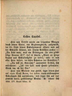 Neues Leben : Novelle in 3 Bänden, 2