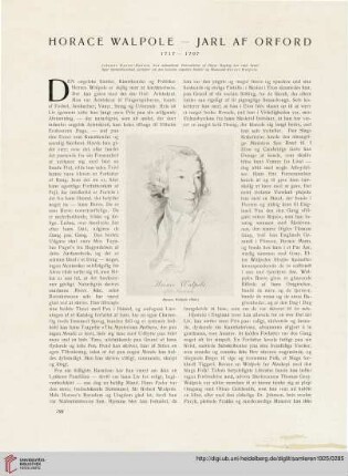 2: Horace Walpole - Jarl af Orford : 171 -1797